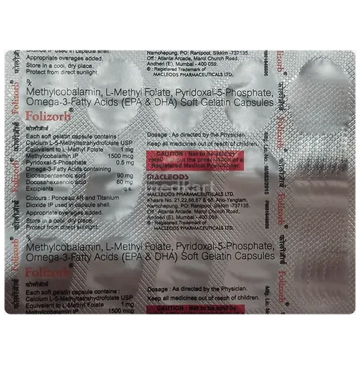 folizorb capsule 15's